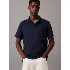 CALVIN KLEIN - Polo de manga corta en algodón supima CK