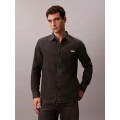 CALVIN KLEIN - Camisa denim casual clásica CK