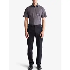 CALVIN KLEIN - CAMISA SS SOLID STRETCH SLIM SHIRT CK