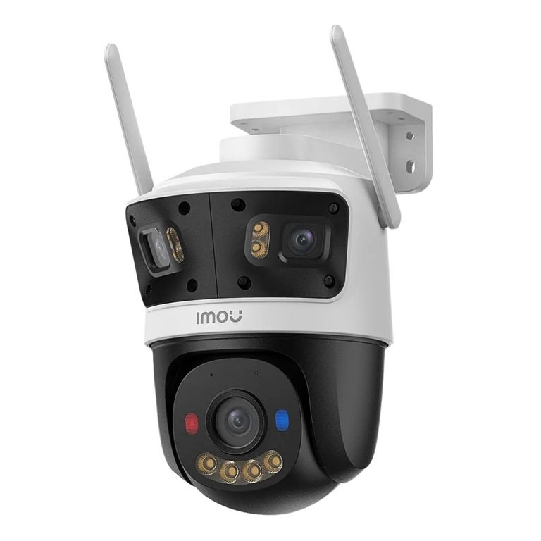 Cámara de Seguridad WiFi Exterior Cruiser Triple 11MP 3 Lentes PTZ Visión Nocturna Color IA