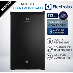 ELECTROLUX - FRIGOBAR 122L EFFICIENT NEGRO ERA12D2P5AB