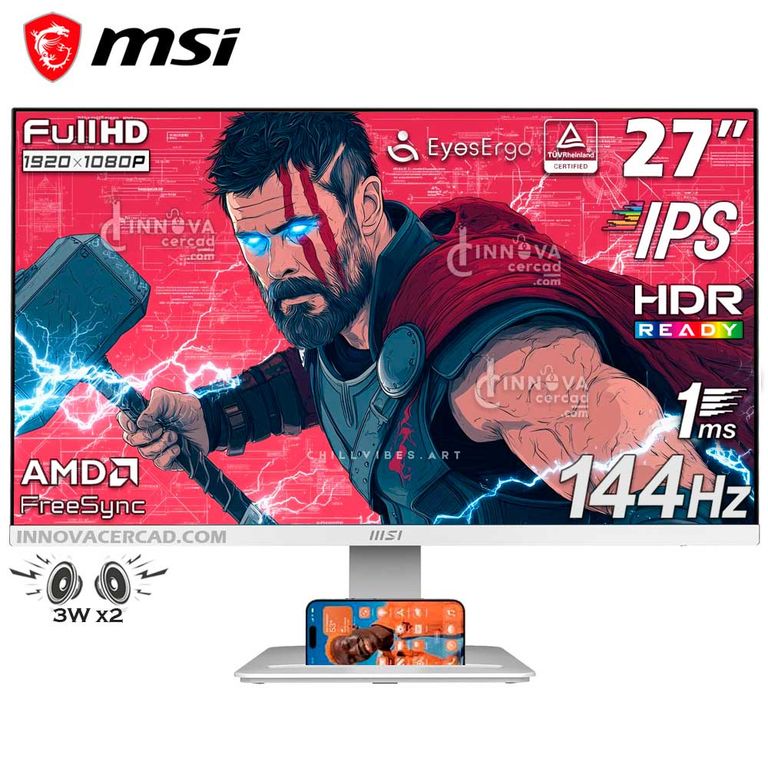 Monitor PRO MP273W E14A, 27FHD 1920x1080, IPS, 144Hz, 1ms, HDR Ready, Adaptive-sync, Eye Care