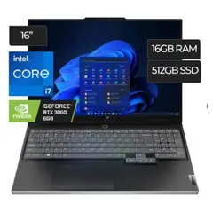 LENOVO - LAPTOP LEGION S7 Intel Core i7-12700H 16GB DDR5 512GB SSD RTX 3060 16 WQXGA