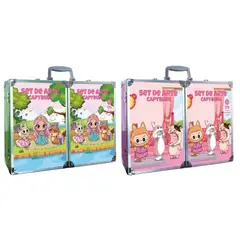 GENERICO - Set de Artes Capybuddy de Aluminio 106 Piezas para Niñas