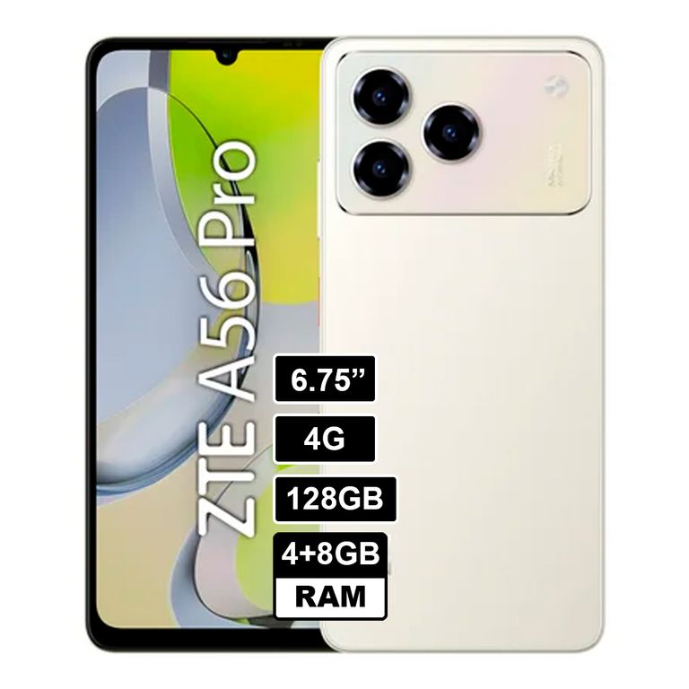 Smartphone A56 Pro 4+8GB RAM 128GB Dorado
