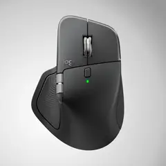 LOGITECH - Mouse MX Master 4, inalámbrico, receptor + Bluetooth - Grafito