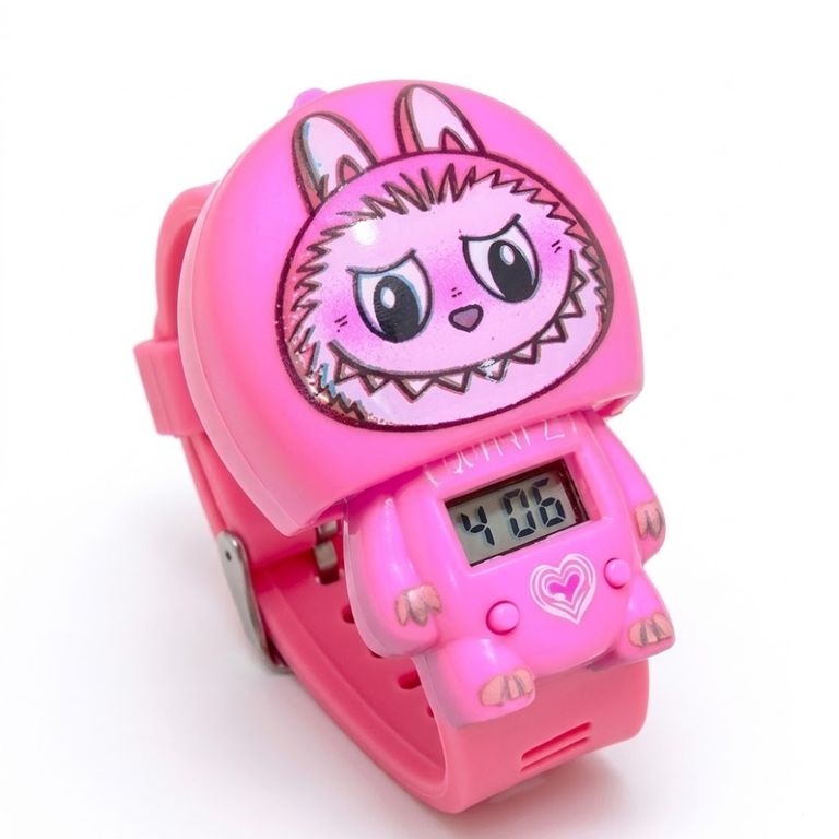 Reloj Plegable Labubu En Blister para Niños