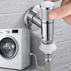 GALEZ - CAÑO PARA LAVADORA DE ACERO INOXIDABLE