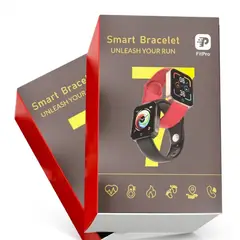 GENERICO - Smartwatch Bluetooth Borde Metalizado D30 para Mujeres