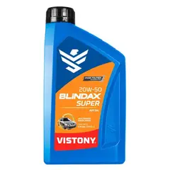 VISTONY - ACEITE BLINDAX OIL GAS 20W50 - 1 cuarto (946 ml)