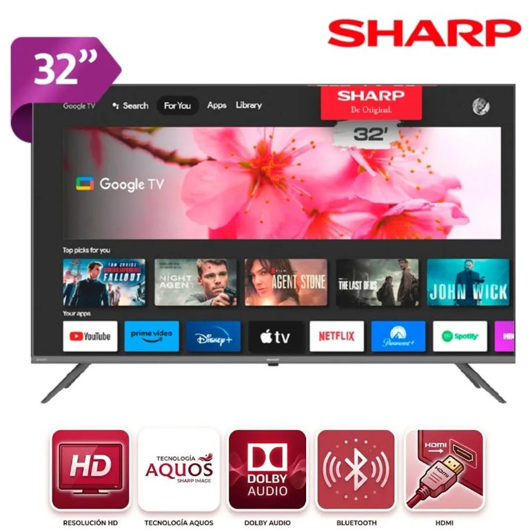TELEVISOR SMART TV HD 32” 2T-C32GF2060L