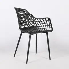 GENERICO - SILLA FIJA DE EXTERIOR VANIA NEGRO