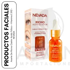 NEVADA NATURAL PRODUCTS - Aceite De Ricino Castor Acido Fólico + Vitamina E B12 - NEVADA