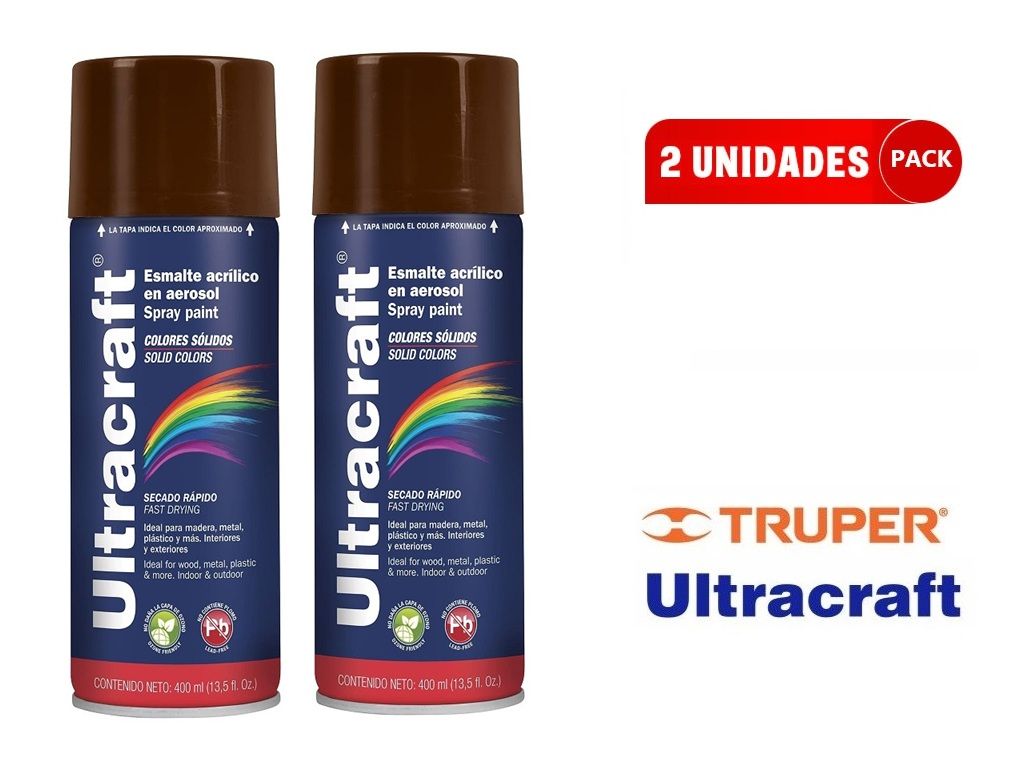 Pintura spray color Marron Aerosol ULTRACRAF