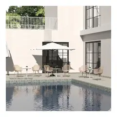 GENERICO - SILLA FIJA DE EXTERIOR VANIA BEIGE