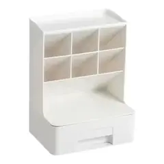 WELL BEING - Organizador de Maquillaje y Escritorio con Cajón Diseño Minimalista