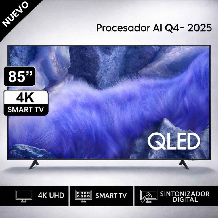 Televisor QLED 85 Visión AI Smart TV 4K UHD QN85QEF1AGXPE