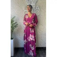 GENERICO - Diseño de estampado floral Vestido Anahi