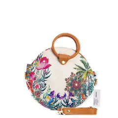 CHULA TULUM - CARTERA MODELO ANABEL CON ESTAMPADO FLOR DE VERANO