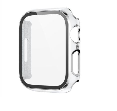 Bumpers para Apple Watch Bordes Plateados 49mm - BLANCO
