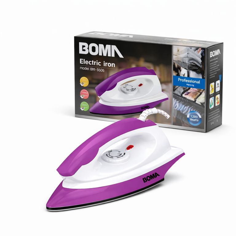 Plancha Eléctrica De Ropa Antihaderente 1200W