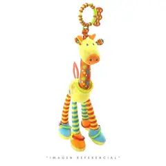 GENERICO - PELUCHE SENSORIAL DE JIRAFA PARA BEBÉ
