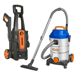 TRUPER - Hidrolavadora 1800Psi + Aspiradora 30 litros Wadfow