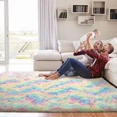 GENERICO - Alfombra de felpa piso de terciopelo para sala 140cm x 2m