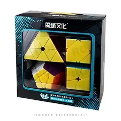 GENERICO - SET DE CUBOS X4 MEGAMIX - JUEGO DIDÁCTICO