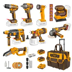 INGCO - Combo 8 en 1 industrial