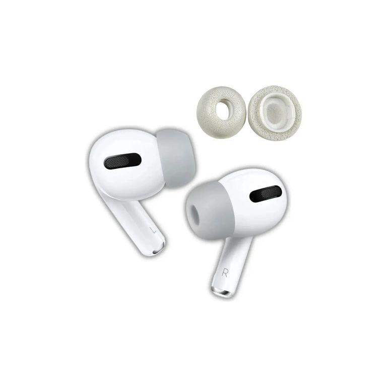 Almohadillas de espuma compatible con AirPods Pro 1 - 2 (2 par S-S) gris