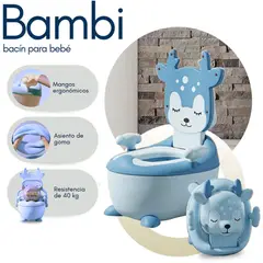 BAMBI - Bacin Para Bebé «BAMBI» De Lujo Azul