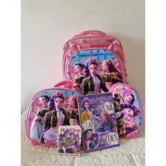 GENERICO - Set Mochila Kpop Las Guerreras K-pop Huntrix Cazadoras de demonios