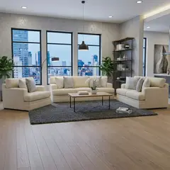 GENERICO - Juego de Sala 3-2-1 Lenin en Tela Chenille Antifluido