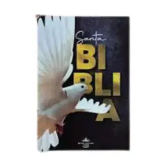 GENERICO - Biblia Reina Valera 1960 Edición Económica Perú Tapa Rústica Ilustrada Diseño Paloma Blanca Fondo Negro