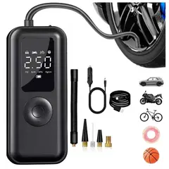 SEISA - Inflador de Llanta Auto Scooter Bicicleta Pelota Multifuncional Compresor de Aire