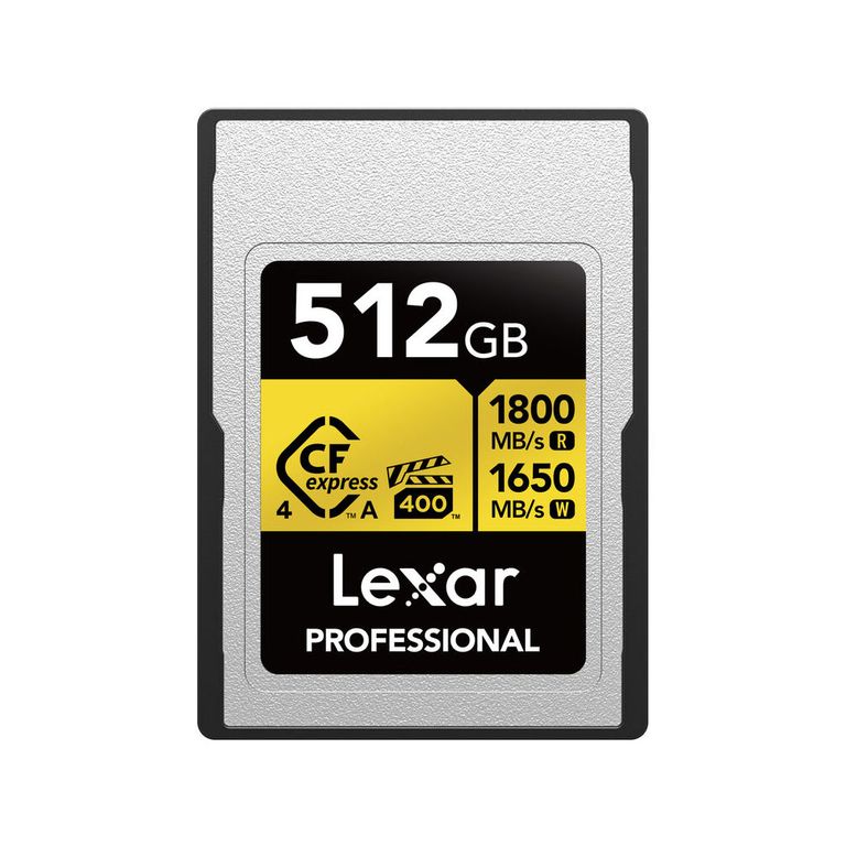 Memoria CFexpress 4.0 Professional 512GB Type A - Gold Series - R:1800mb - W:1650mb