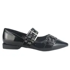 CHALADA - Ballerina Mujer Negro Casual Slik-2