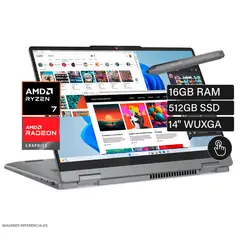 LENOVO - LAPTOP IDP 5 14AHP99 AMD RYZEN 7 8845HS ( 83DR007QLM ) RAM 16GB DDR5 - SSD 512GB - 14" TACTIL