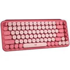 LOGITECH - Teclado Pop Keys Multi-Device Wirelees Coral Rosa