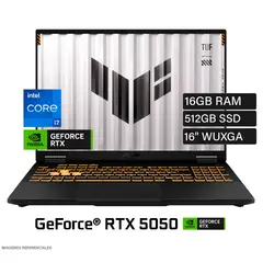 ASUS - LAPTOP TUF F16 INTEL CORE I7 14650HX FX608JHR-RV006 RAM 16GB DDR5 SSD 1TB RTX 5050 8GB - 16"