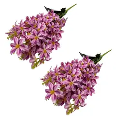 FLORIPA - Pack De 2 Bouquets De 5 Flores Jacinto Artificiales De 46Cm GPB26332-1LI FLORIPASTORE