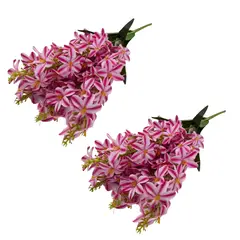 FLORIPA - Pack De 2 Bouquets De 5 Flores Jacinto Artificiales De 46Cm GPB26332-8PK FLORIPASTORE