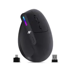 MICRONICS - MOUSE VERTICAL ERGONOMICO RECARGABLE BT WIRELESS BRICKELL MIC M755