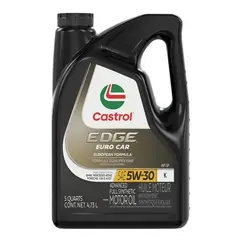 CASTROL - Aceite EDGE Euro Car 5W-30 K - 5 QUARTS - 4.73 LT