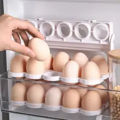 GENERICO - Soporte Porta Huevos Apilable para Refrigeradora
