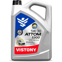 VISTONY - Aceite de Motor ATTOM S300 Full Sintetico 5W-30 4LT