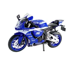 DIECAST MASTER - Moto Colección Yamaha YZF R1M Escala 1: 9 Con Luz