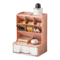 WELL BEING - Organizador de Maquillaje y Escritorio con Cajón Diseño Minimalista