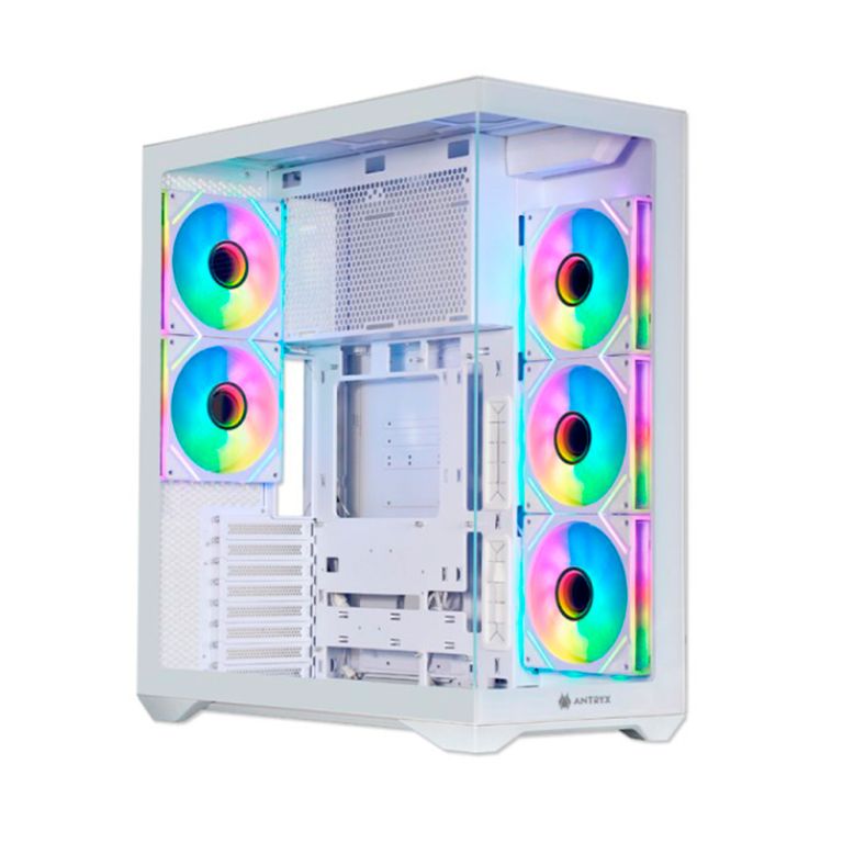 CASE ANTRYX FX 970 PRO 2 VIDRIO RGB FAN 140MM X5 BLANCO l PN AC-FX970WP